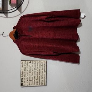 Brand New! Marvel Red Spider Man Long Sleeve Qtr. Front Zip Up Sz. L